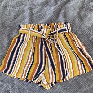Summer striped shorts